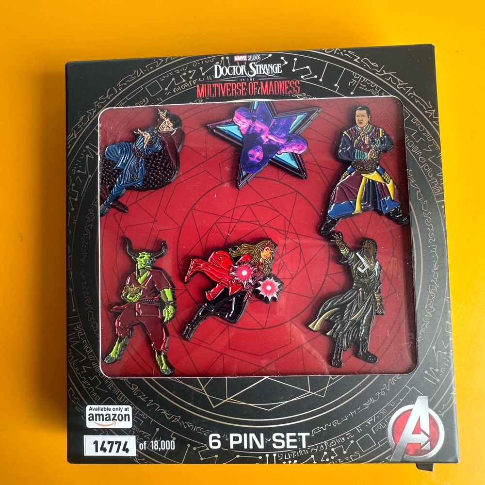 Doctor Strange multiverse of madness 6 pins NWT numbered marvel studios